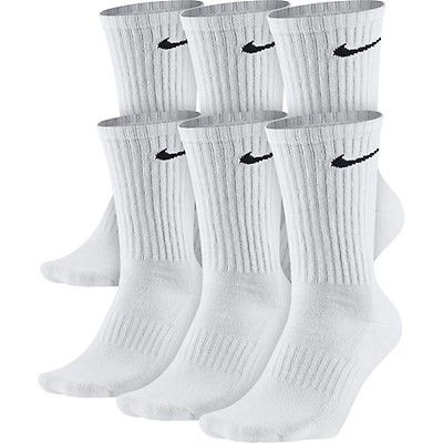 NIKE 6PPK EVERYDAY CUSHION CREW SOCK (SX7666-100) - M - (EUR 38-42) SX7666-100 фото